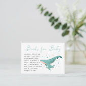 ホエールボーイ赤ちゃんシャワーベビー エンクロージャーカード (スタンド正面)