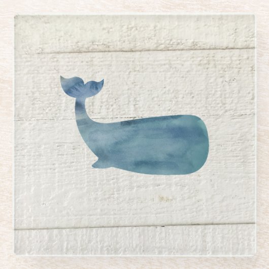 ホエールマーブルストーンコースター ガラスコースター (正面)