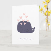 ホエールラブ カード (黄色い花)