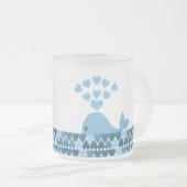 ホエールラブ フロストグラスマグカップ (正面右)