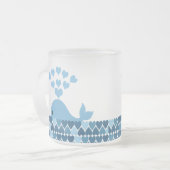 ホエールラブ フロストグラスマグカップ (正面左)