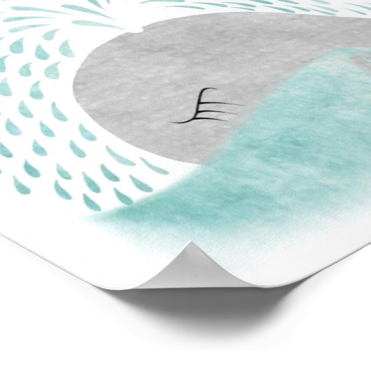 ホエールラブ ポスター (角)