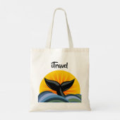 ホエールロゴ独自のトートバッグを作成 トートバッグ (裏面)