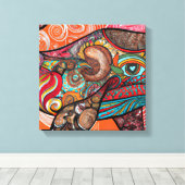 ホエールワウ キャンバスプリント (インサイチュ (ウッドフロア))