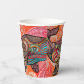 ホエールワウ 紙コップ (正面)
