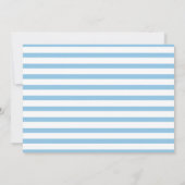 ホエール航海のチャルクボード第1誕生日招待状 招待状 (裏面)