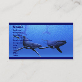 ホエール01名刺 名刺