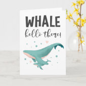 ホエール·ハロー·ザ·ヘリー カード (黄色い花)