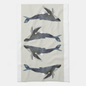 ホエー威厳のあるルのキッチンティータオル キッチンタオル (縦)