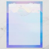 ホエー縁どラ – 8.5インチx 11インチひな形シート (裏面)