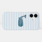 ホエー航海のルストライプ iPhone 16ケース (裏面横)