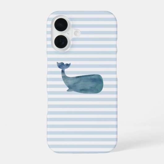 ホエー航海のルストライプ iPhone 16ケース (裏面)