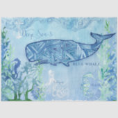 ホエー航海のルビーチシーホースブルーミントデクページ 薄葉紙 (正面)