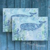 ホエー航海のルビーチシーホースブルーミントデクページ 薄葉紙