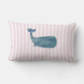 ホエー航海のルピストライプンク名門私立校風の ランバークッション (裏面)