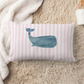 ホエー航海のルピストライプンク名門私立校風の ランバークッション (ブランケット)