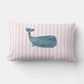 ホエー航海のルピストライプンク名門私立校風の ランバークッション (正面)