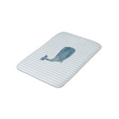 ホエー航海のルブルーストライプバスマット バスマット (アングル)
