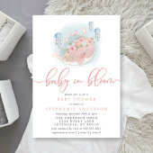 ホエー航海のルベビー開花シャワー 招待状