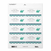 ホエー航海のル蔵書票ラベルシール ラベル (フルシート)