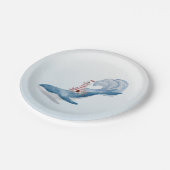 ホエー航海のル赤ちゃんシャワー紙プレート ペーパープレート (アングル)