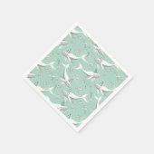 ホエー飛んでいるル誕生日パーティーパターン スタンダードカクテルナプキン (角)