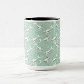 ホエー飛んでいるル誕生日パーティーパターン マグカップ (中央)