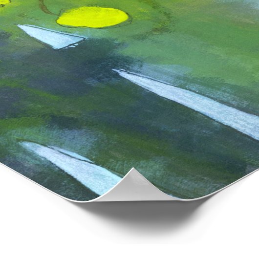 ホエー、木 ポスター (角)