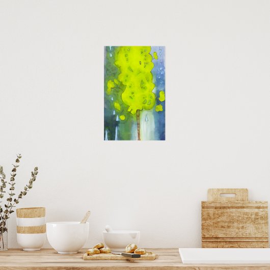 ホエー、木 ポスター (キッチン)