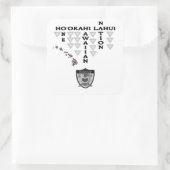 ホオカヒラヒステッカー スクエアシール (バッグ)