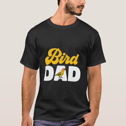 ホオジロインコ 鳥 お父さん インコ Tシャツ (正面)