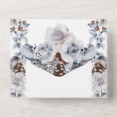 ホオジロバラマツ オールインワン招待状 (裏面)