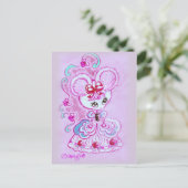 ホオプスカートのマウス ポストカード (スタンド正面)