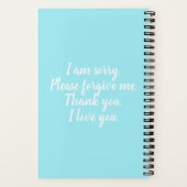 ホオポノオプノエンジェルウィングズパーソナルノートブック ノートブック (裏面)