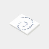 ホオポノオプノマントラ祈りの言葉ヒーリングセンテンス ポストイット (アングル)