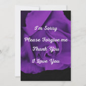 ホオポノプノまたはハワイアン許祈りの言葉 招待状 (正面)