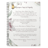 ホオポノプノ祈りの言葉繁栄 ノートブック (正面)