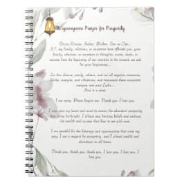 ホオポノプノ祈りの言葉繁栄 ノートブック