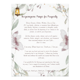 ホオポノプノ祈りの言葉繁栄 フォトプリント           