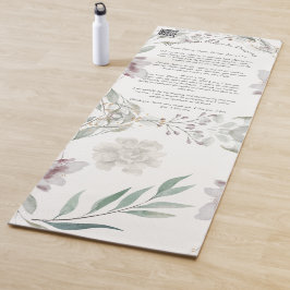 ホオポノプノ祈りの言葉 – エネルギー遮断 ヨガマット