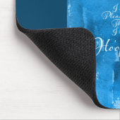 ホオポノポノ祈りの言葉モダンデザインモノグラム名 マウスパッド (コーナー)