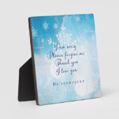 ホオポノポン祈りの言葉アートプリント フォトプラーク (正面)