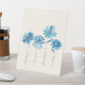 ホオポノポーノ&ボヘミアンブルー 台座サイン (インサイチュ)