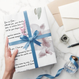 「ホオポノ祈りの言葉包装紙 ラッピングペーパー