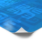 ホオマウハワイアンドルフィンコラ初期のージュ ポスター (コーナー)