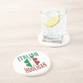 ホオリイタリアンガンイタリア国旗シャムロックSt patricks コースター (側面)