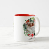 ホカスタムリデーリースフォト個人用マグ ツートーンマグカップ (正面右)