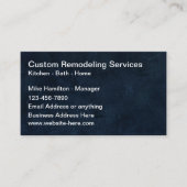 ホカスタムームリフォームダブルサイド名刺  名刺 (正面)