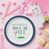 ホカスタムールインワンゴルフ誕生日紙プレート ペーパープレート (パーティー)