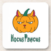 ホカスパウカスハロウィンパンプキンジンジャー猫魔法 コースター (正面)
